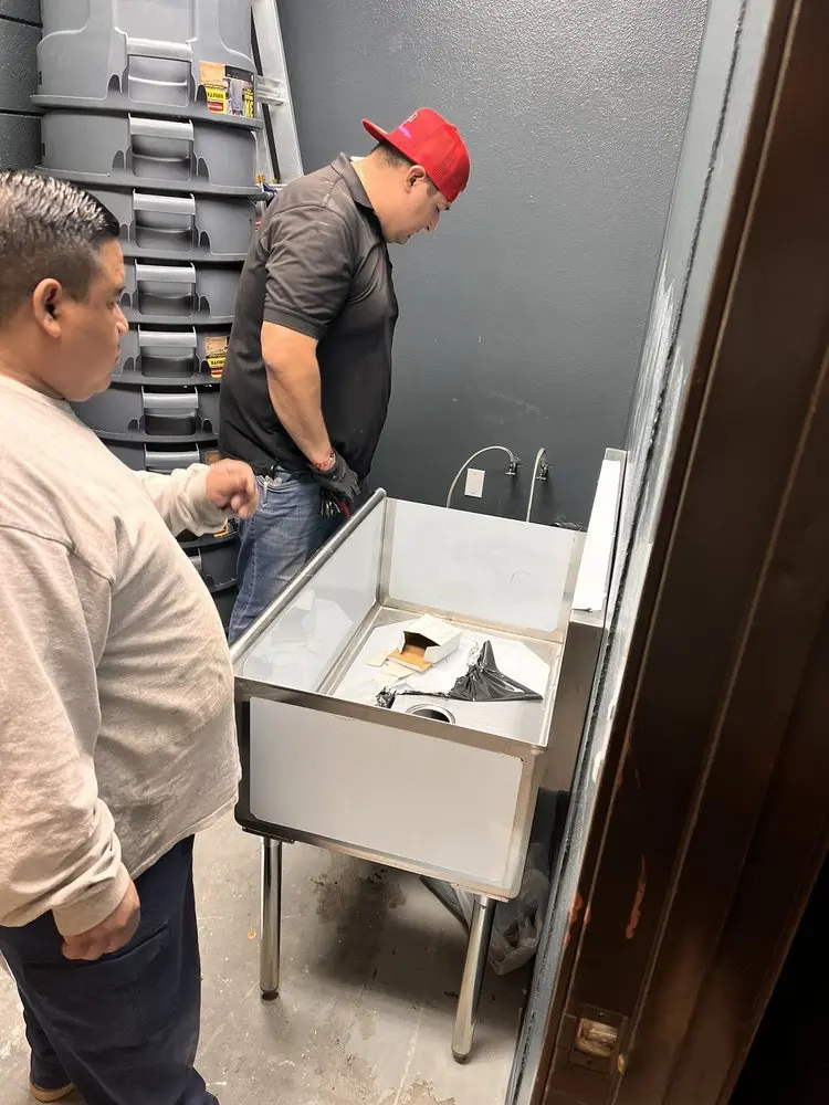 Commercial plumbing and sink installation in Longs Creek